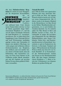 Sinfoniekonzert 03.06.2007 Programm