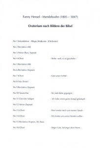 Kirchenkonzert 18.11.2007 Programm