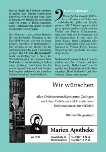 Sinfoniekonzert 17.05.2009 Programm