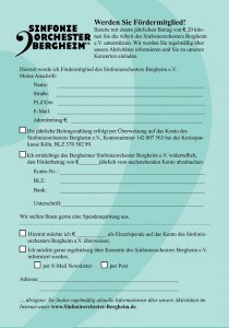Sinfoniekonzert 17.05.2009 Programm