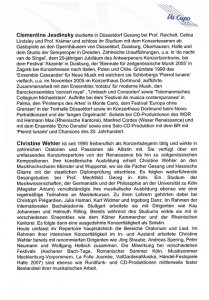 Passionsoratorium 20.03.2010 Programm