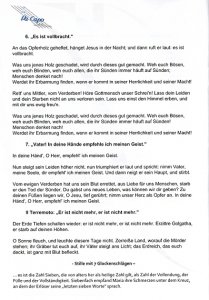 Passionsoratorium 20.03.2010 Programm