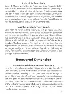 CAPO Night of Rock 20.09.2014 Programm