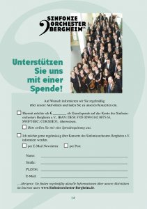 Sinfoniekonzert 13.03.2016 Programm