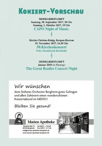 Sinfoniekonzert 07.05.2017 Programm