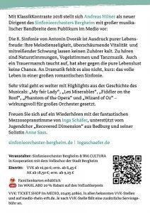 Sinfoniekonzert 22.04.2018 Flyer