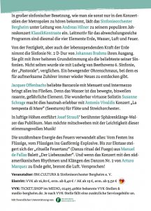 Sinfoniekonzert 05.11.2023 Flyer