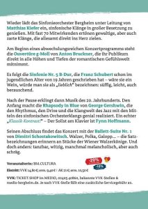Sinfoniekonzert 25.05.2025 Flyer