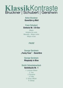 Sinfoniekonzert 25.05.2025 Programm