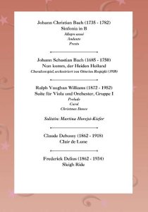 Adventkonzert 21.12.2025 Programm