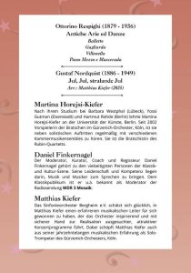 Adventkonzert 21.12.2025 Programm