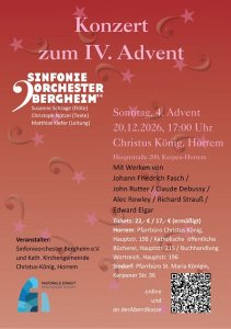 Adventskonzert 20.12.2026 Flyer